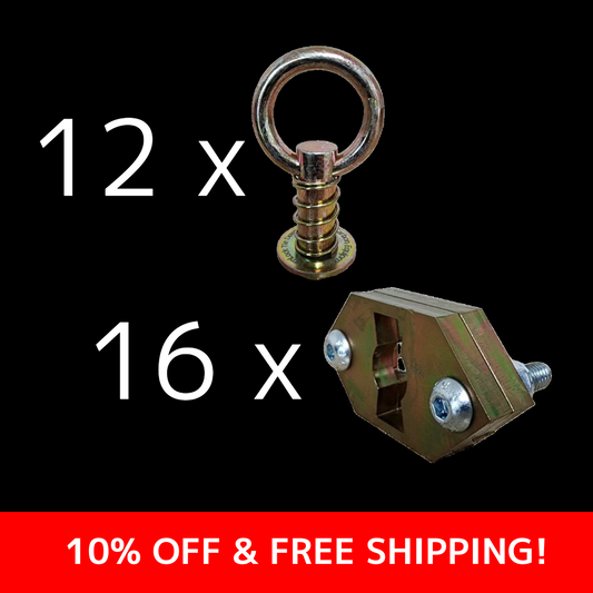 TurnLock Tie Down Point Kit - 1T Extra Large